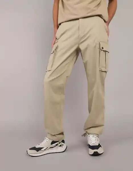 Pantalón Hombre Beige Talla 34 x 32 5034281 American Eagle