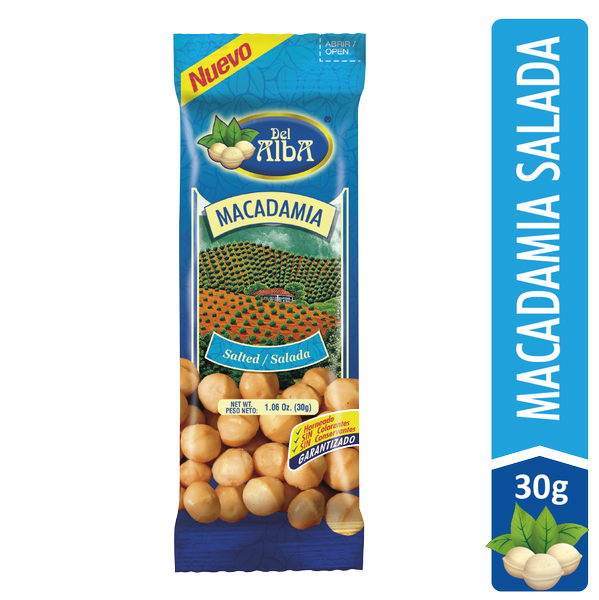 Del Alba Macadamia Salada 30 g