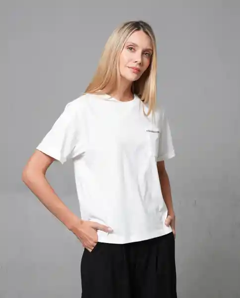 Camiseta Mujer Crudo Talla L 202G011 Rifle