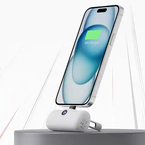 Iwalk Batería Con Soporte L.P Android Blanco 5000mah