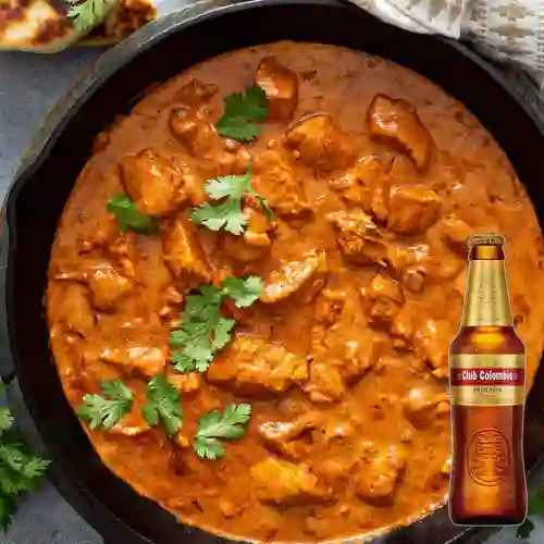 Combo Chicken Tikka Masala + Club Col. Dorada 330ml