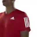 Adidas Camiseta Own The Run Tee Para Hombre Naranja Talla L