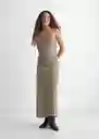 Vestido Dresden Beige Talla 20 Teen Niñas Mango
