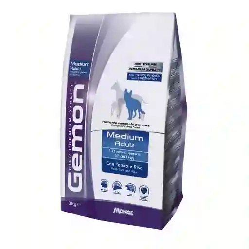 Gemon Alimento Para Perro Dog Medium Adult Atun And Rice 3 Kg