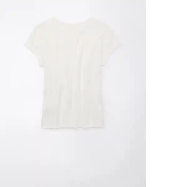 Camiseta Mujer Blanco Talla: SMALL American Eagle