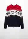 Jersey Jolly Navy Talla S Hombre Mango