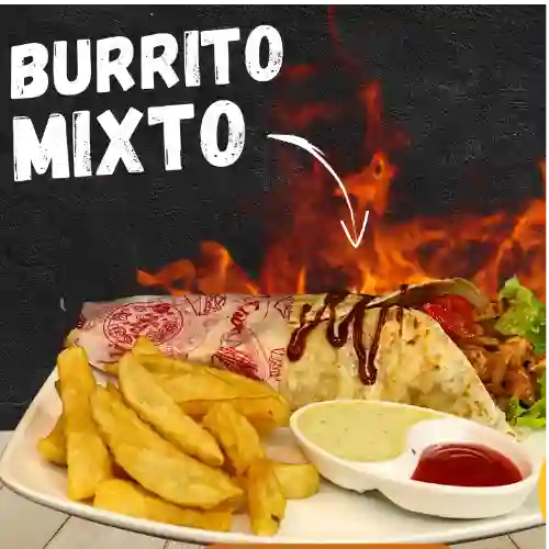 Burrito Raca + Papas