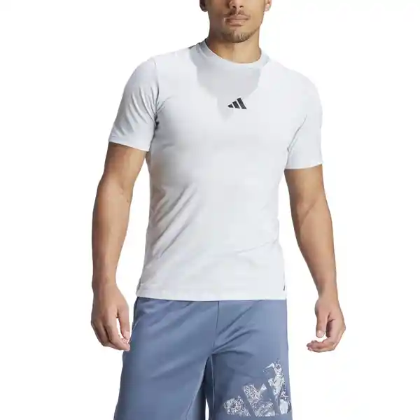 Adidas Camiseta Wo Logo Tee Para Hombre Azul Talla M