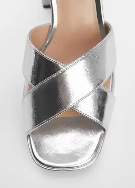 Sandalias Julieta Niñas Plata Talla 37 Mango