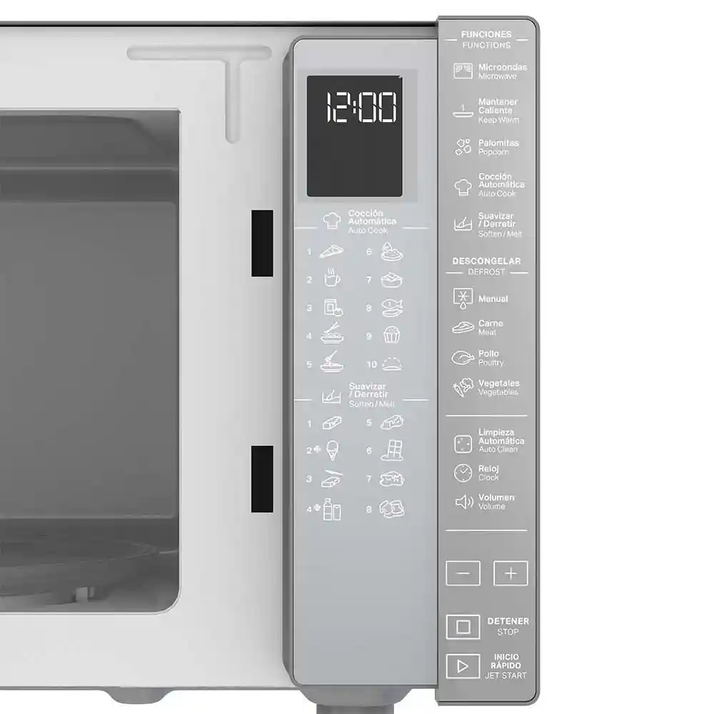 Whirlpool Horno Microondas Silver Acabado Espejo