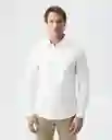 Camisa M/l Premium Blanco Puro Claro Talla Xl Hombre Chevignon