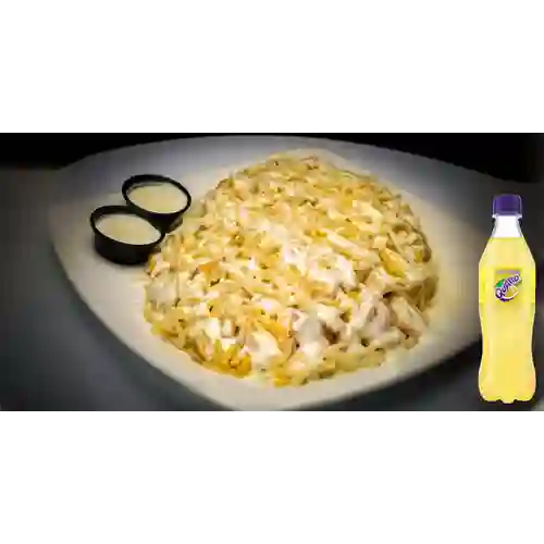 Combo Desgranado de Pollo + Quatro 400 ml