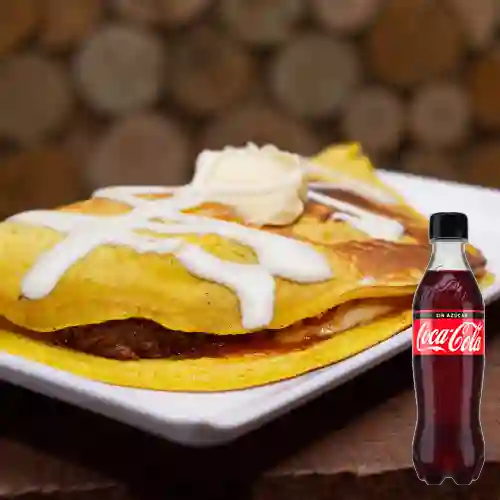 Combo Cachapa Mixta + Coca-cola Sin Azúcar 400 ml