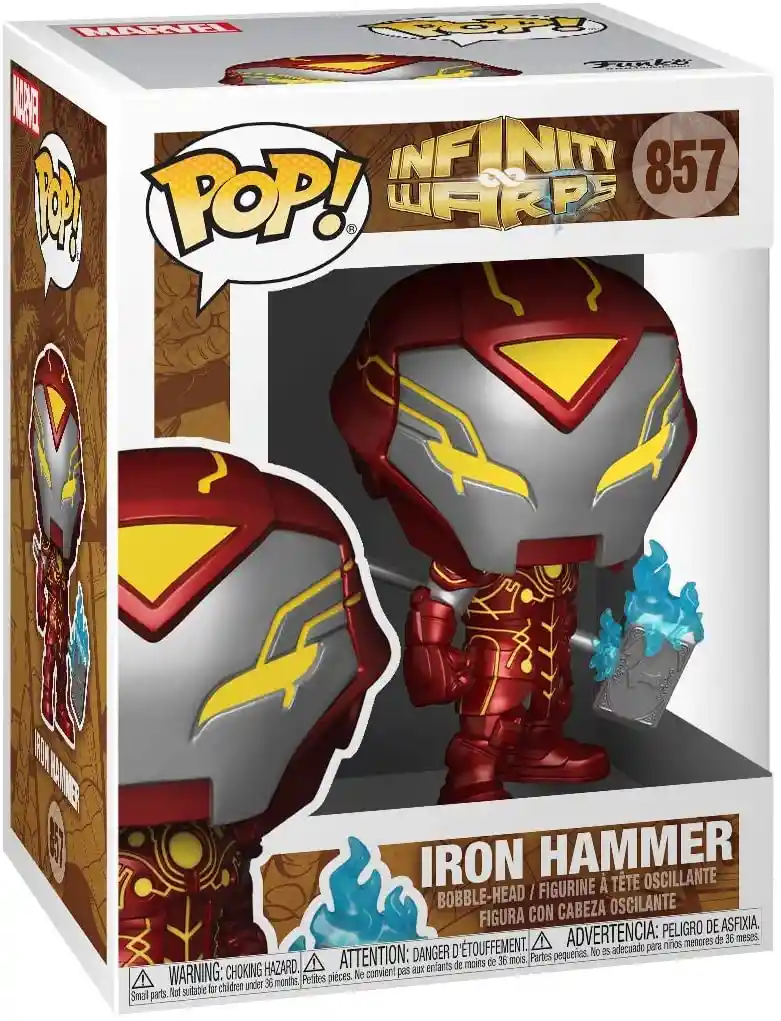 Funko Pop Marvel: Infinity Warps- Iron Hammer Bobblehead Figure