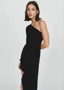 Vestido Gardenia Negro Talla L Mujer Mango