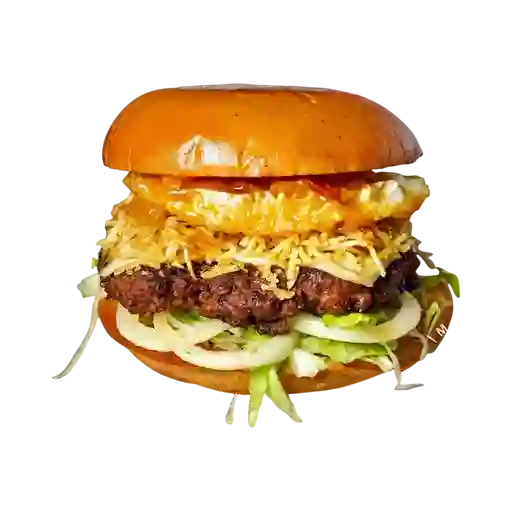 Hamburguesa de Carne Huevo Frito