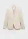 Saco Americana Boreli Piedra Talla 34 Mujer Mango