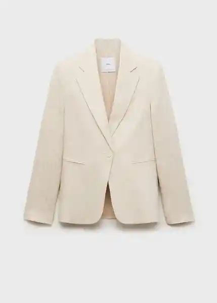 Saco Americana Boreli Piedra Talla 34 Mujer Mango