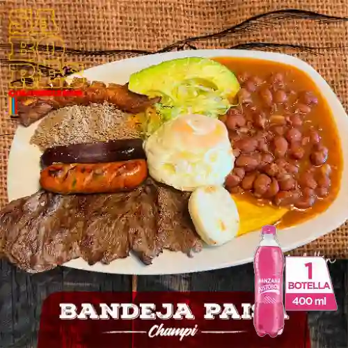 Combo Bandeja Paisa + Manzana 400 ml