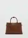 Bolso M Harvey Cuero Talla 99 Mujer Mango