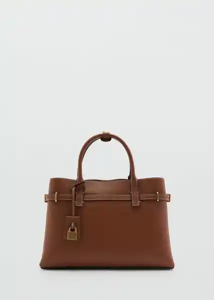 Bolso M Harvey Cuero Talla 99 Mujer Mango