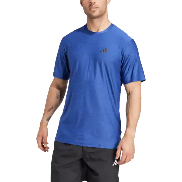 Adidas Camiseta Manga Corta Tr-Es Stretch T Hombre Azul Talla S