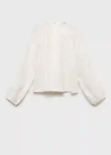 Blusa Inma Blanco Talla 13 Niñas Mango