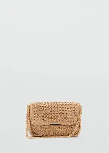 Bolso M Madrid Beige Talla 99 Mujer Mango