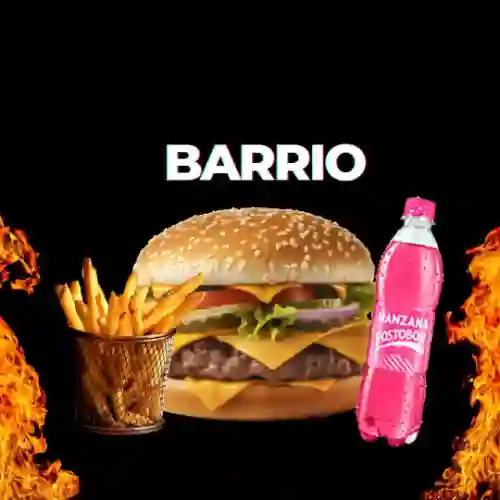 Combo Hamburguesa Barrio