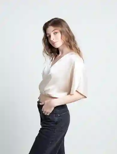 Camisa Dimitra Crudo Abedul Claro Talla S 411F309 Naf Naf