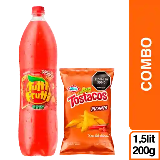 Combo Tutti Frutti Refresco Salpicón + Tostacos Picante
