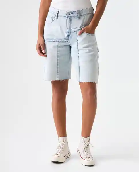 Short Mujer Azul Talla 6 352G004_AZU114604 Americanino