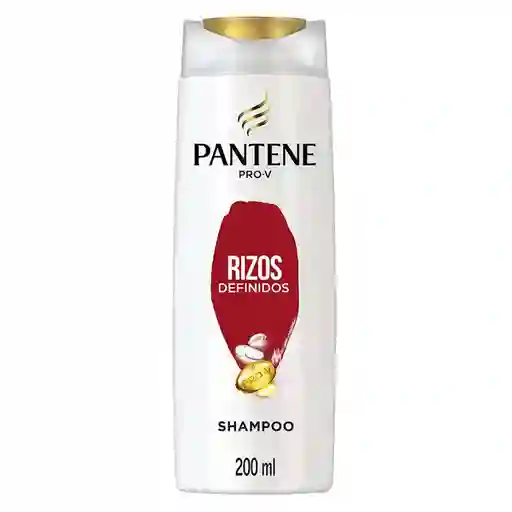 PANTENE Shampoo para cabello dañado Pantene Rizos Definidos con Pro-Vitaminas Aceite de Coco y Omega 9 200 ml