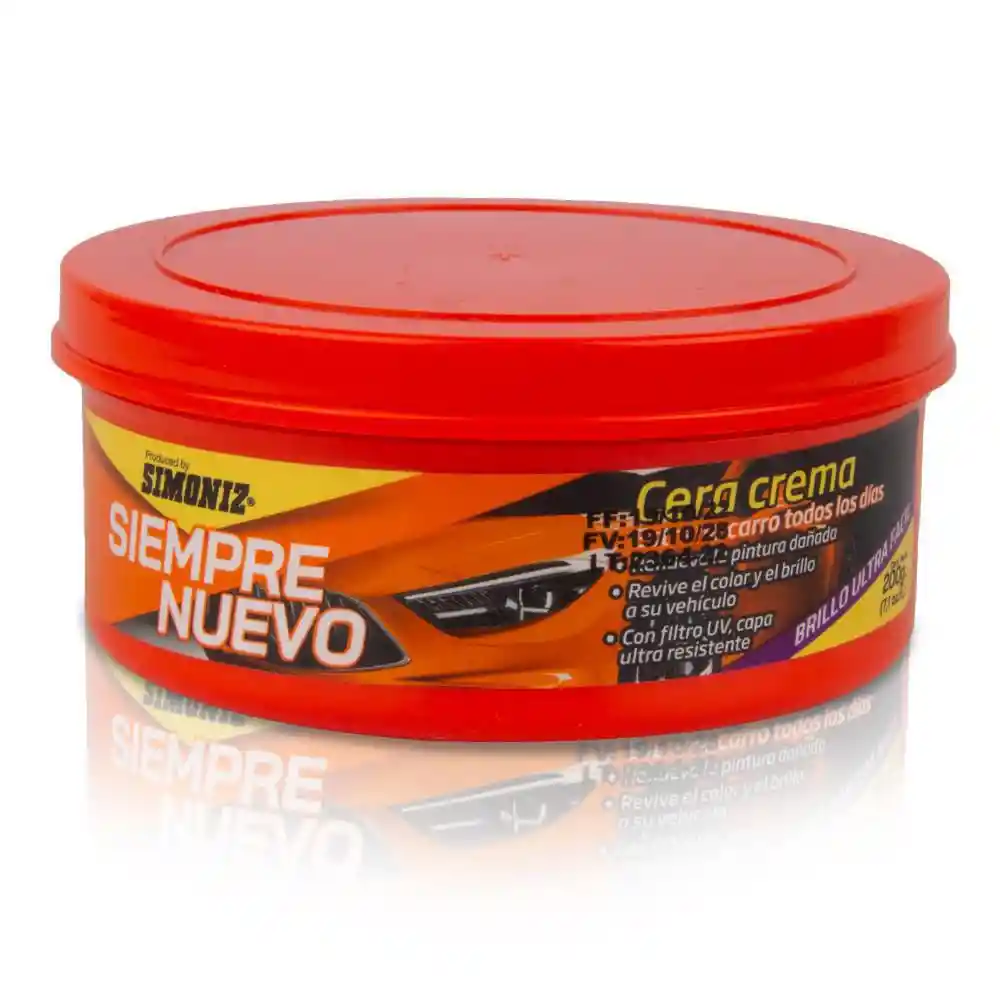 Simoniz Cera Siempre Nuevo con Filtro UV 