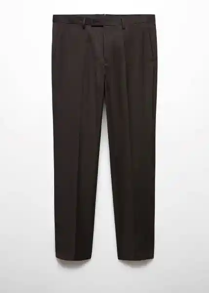 Pantalón Boston Marrón Talla 44 Hombre Mango