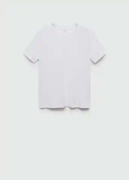 Camiseta Chalaca Blanco Talla L Mujer Mango