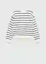 Sudadera Appetit Offwhite Talla 10 Niñas Mango