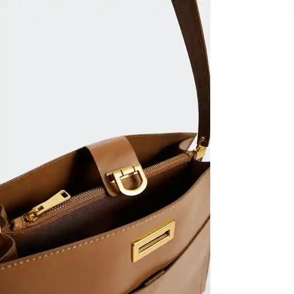 Bolso G Egipto Camel Talla 99 Mujer Mango