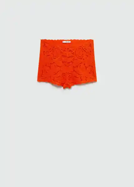 Short Esteba Naranja Talla L Mujer Mango