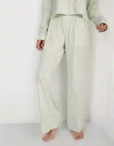 Pijama Aerie Verde Talla: X-SMALL 1775379 American Eagle