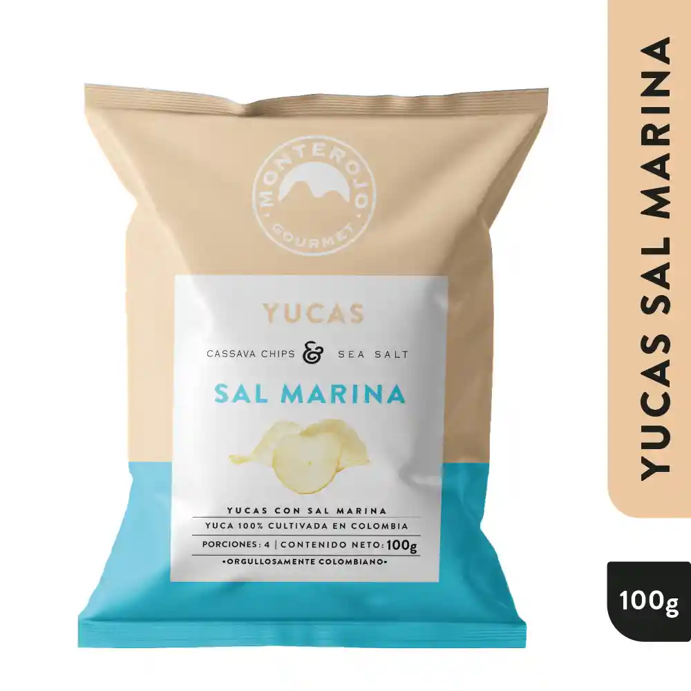 Monte Rojo Yucas Sal Marina 100gr