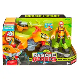 Fisher Price Figura Rescue Heroes Surt de Vehiculos