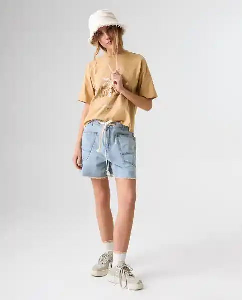 Short Mujer Azul Talla 8 352G000_AZU114604