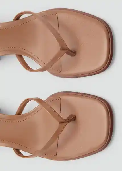 Sandalias Montse Caramelo Talla 37 Mujer Mango