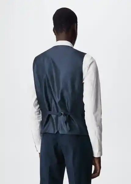 Chaleco Brasilia Navy Talla 48 Hombre Mango
