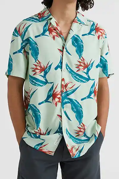 ONeill Camisa Coast am Verde Talla S