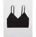 Bralette Negro Talla Medium Aerie American Eagle