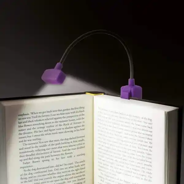 If Luz De Lectura Compacta Morada