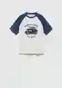 Camiseta Ranglan2 Azul Talla 14 Niños Mango