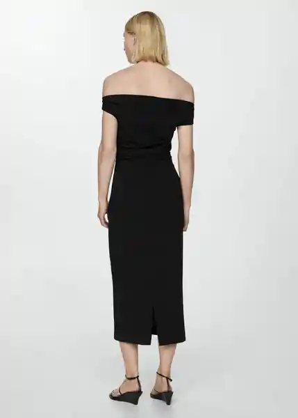 Vestido Twisted Negro Talla XS Mujer Mango